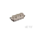 TE Connectivity Heavy Duty Power Connector Insert 16A 500V Panel Mount Female 24 Contacts HDC HE Series T2040243201-000