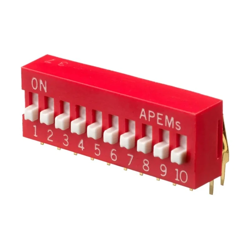 APEM Raised Rotary Coded DIP Switch DA10V
