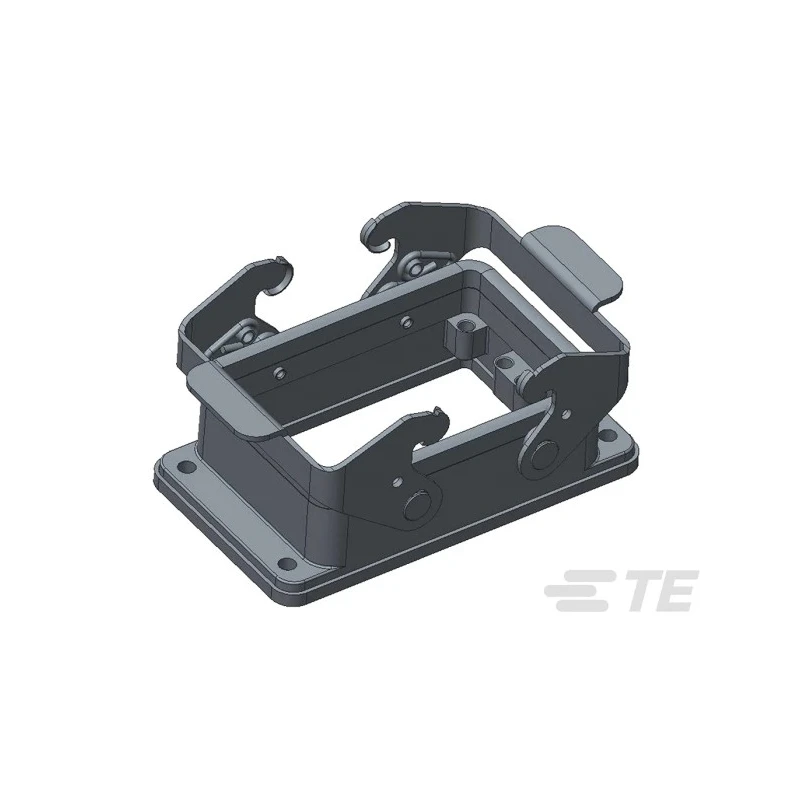 TE Connectivity Heavy Duty Power Connector Housing Die Cast Aluminium Panel Mount IP65 T1419320000-000
