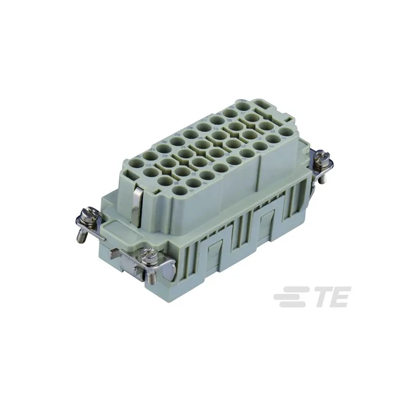 TE Connectivity Heavy Duty Power Connector Insert 16A 500V Panel Mount Female 32 Contacts T2050322201-000
