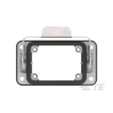 TE Connectivity HDC Range Heavy Duty Power Connector Housing, Panel Mount, Die Cast Aluminium, IP65 Rated T1500062000-000