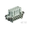 TE Connectivity Heavy Duty Power Connector Insert, 16A, 250V, HDC HA Series Female, Panel Mount, 10 Contacts T2010102201-000