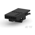 TE Connectivity FFC Female PCB Connector Housing Nylon 1 Row 6 Contacts 1.27 mm Pitch 487545-3