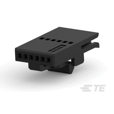 TE Connectivity FFC Female PCB Connector Housing Nylon 1 Row 6 Contacts 1.27 mm Pitch 487545-3