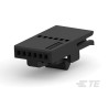 TE Connectivity FFC Female PCB Connector Housing Nylon 1 Row 6 Contacts 1.27 mm Pitch 487545-3