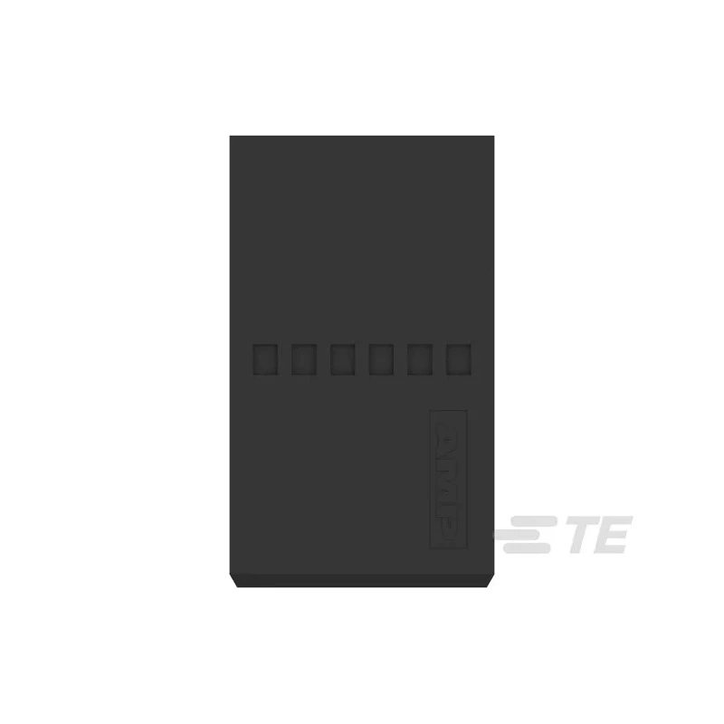TE Connectivity FFC Female PCB Connector Housing Nylon 1 Row 6 Contacts 1.27 mm Pitch 487545-3