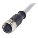HARTING Female 3 way Straight to Unterminated 3 way Free End Sensor Actuator Cable, 10m 21348100380100
