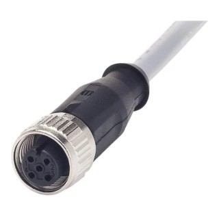 HARTING Female 3 Way Straight to Unterminated Sensor Actuator Cable, Polyurethane Jacket, Black, 5 m 21348100388050