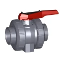 Georg Fischer ABS Solvent Cement Socket Ball Valve 3/8 to 4 in, 1 Bar, Series 546 Pro 169546241