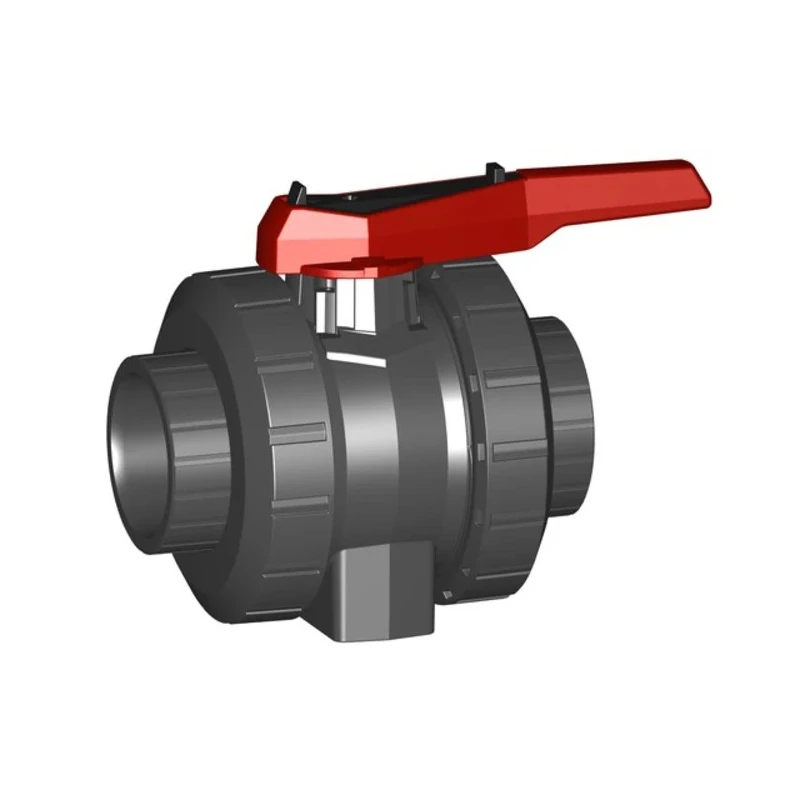 Georg Fischer Solvent Cement Socket Ball Valve, BS 16 bar, 3/8 to 4 in Inlet/Outlet, Series 546 Pro 161546247