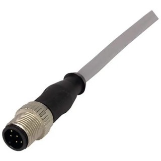 HARTING Sensor Actuator Cable Female 8 Way Straight to Male 8 Way Straight, 5m, 250V, IP67, Polyamide Jacket 21348485882050