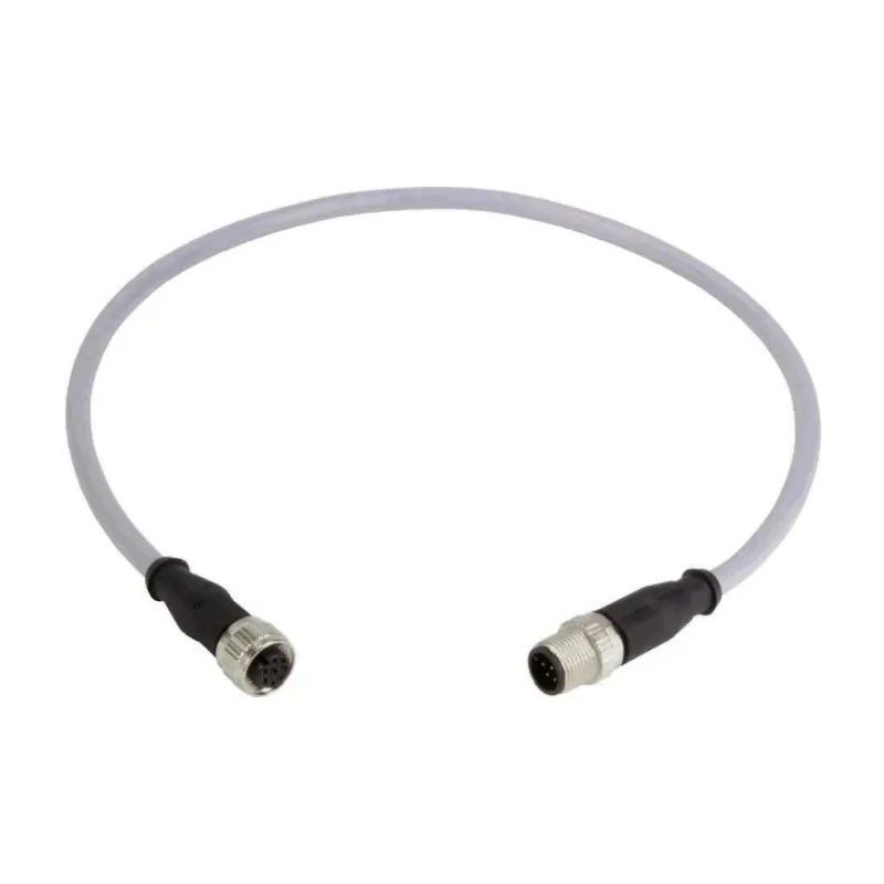 HARTING Sensor Actuator Cable Female 8 Way Straight to Male 8 Way Straight, 5m, 250V, IP67, Polyamide Jacket 21348485882050