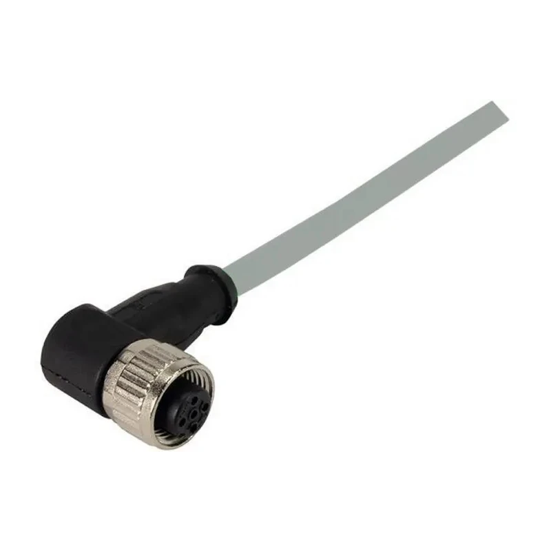 HARTING Female 12 Way M12 to 12 Way Unterminated Sensor Actuator Cable 1m PU Jacket Grey 21348700C79010