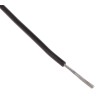 RS PRO Black 0.08 mm² 28 AWG 7/0.12 mm Tinned Copper Single Core Hook Up Wire, PVC Jacket, 100 m Length 150V 80°C 877-5257