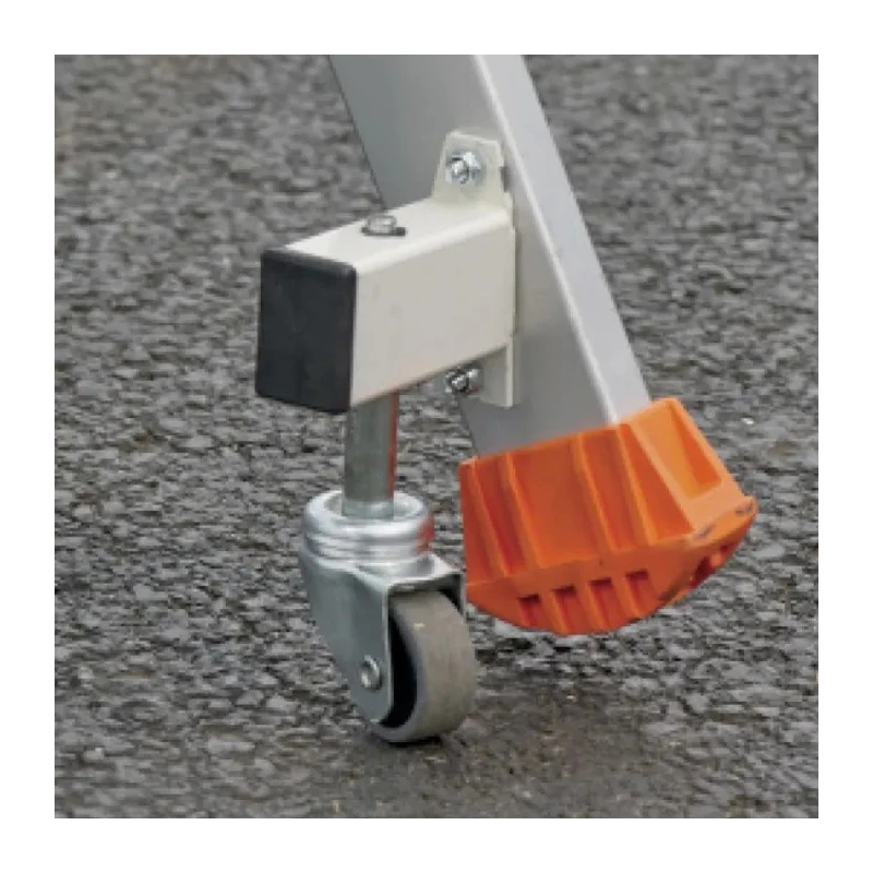 TUBESCA Anodised Aluminium 7 Steps Step Ladder, 1.54m Platform Height, 2.19m Open Length 02370007