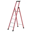 TUBESCA Fibreglass Step Ladder with 1.15m Platform Height, 1.81m Open Length, Aluminium Rungs, Non-Conductive 04472005