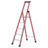TUBESCA Fibreglass Step Ladder with 1.15m Platform Height, 1.81m Open Length, Aluminium Rungs, Non-Conductive 04472005