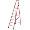 TUBESCA Fibreglass 7 Steps Step Ladder, 1.61m Platform Height, 2.27m Open Length 04472007