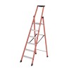 TUBESCA Fibreglass 6 Steps Step Ladder 1.38m Platform Height, 2.04m Open Length 04472006