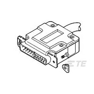 TE Connectivity AMPLIMITE Series Backshell/Cable Clamp for AMPLIMITE Subminiature D Connectors 1-5207908-3