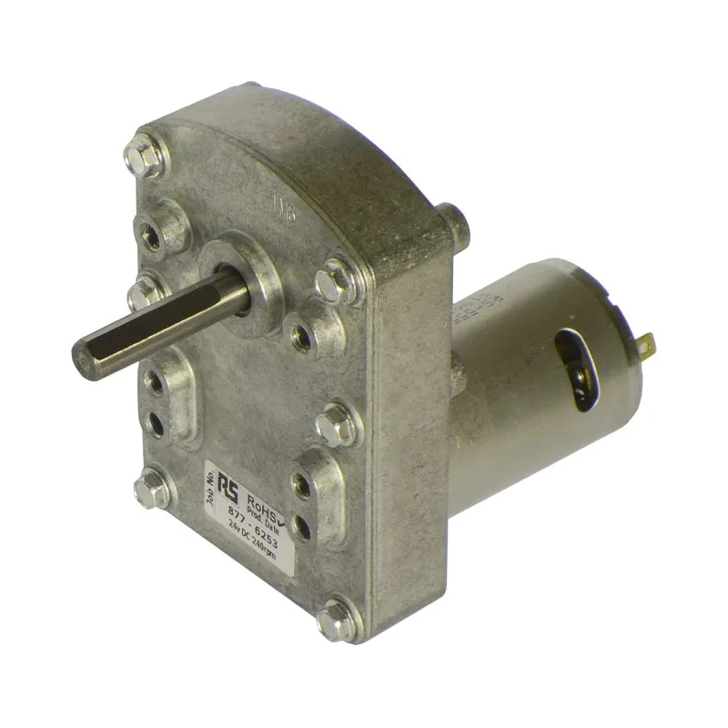 Mellor Electric Brushed Geared DC Geared Motor 24V dc 3.8W 30Ncm Torque 240rpm 8mm Shaft Diameter UBD1106