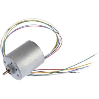 Mellor Electric Brushless DC Motor 24V DC 14.32W 2346 RPM 0.0357 Nm 3.17mm Shaft Diameter DCB2106