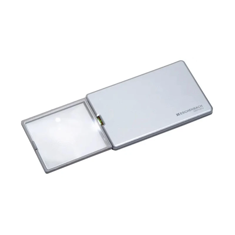 Eschenbach Illuminated Pocket Magnifying Glass 3x Magnification Battery Operated CR2025 Germany 152111