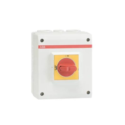 ABB 4-Pole DIN Rail Isolator Switch, IP65 Rated, 16A, Screw Terminal, OTP Series 
