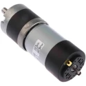 Micromotors Brushed Geared DC Geared Motor 24V DC, 20.4 W, 1.6 Nm Torque, 60 RPM, 8 mm Shaft Diameter E192-24-49