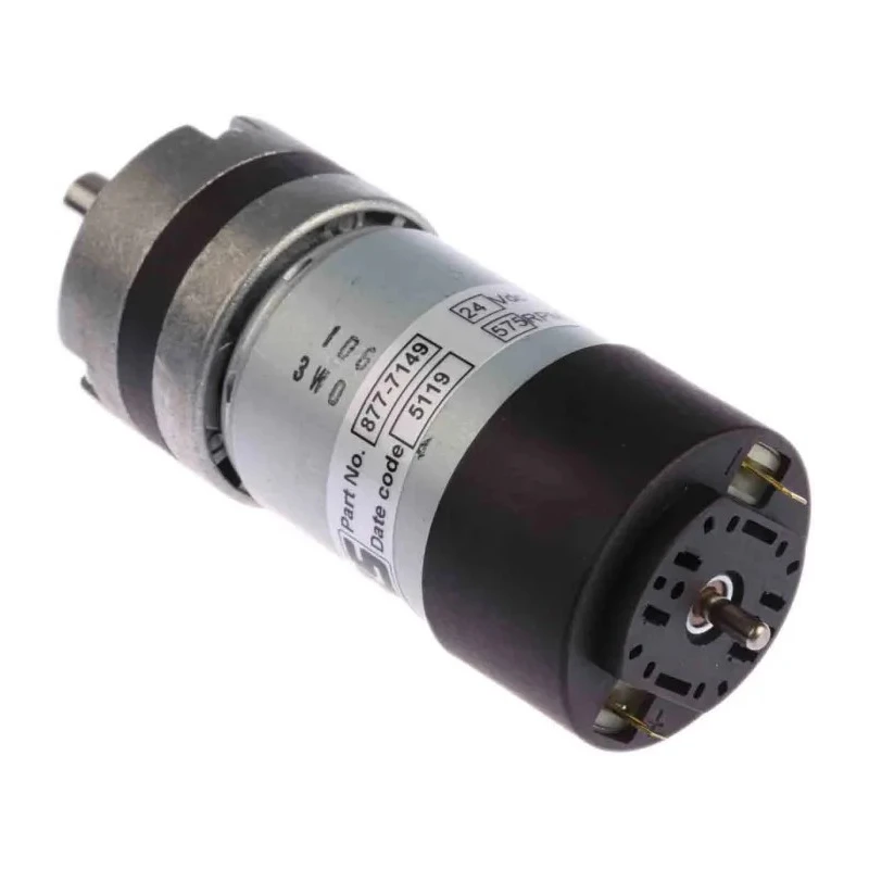 Micromotors Brushed Planetary Geared DC Motor 24V dc, 22.8W, 20 Ncm Torque, 575 rpm, 8 mm Shaft Diameter E192-24-5