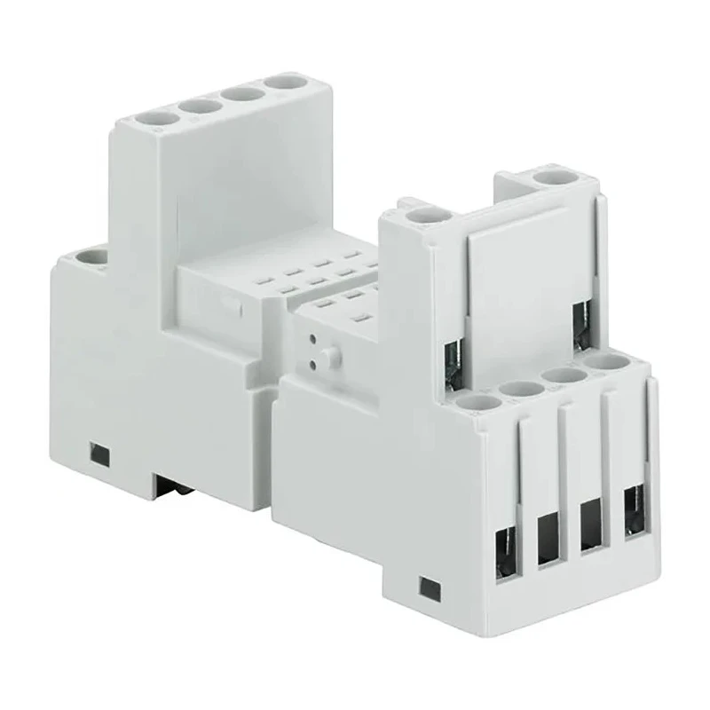 ABB 8 Way 250V Door Mount Relay Socket for 2 or 4 c/o SPDT Contacts CR-M Series M4SS