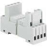 ABB 8 Way 250V Door Mount Relay Socket for 2 or 4 c/o SPDT Contacts CR-M Series M4SS