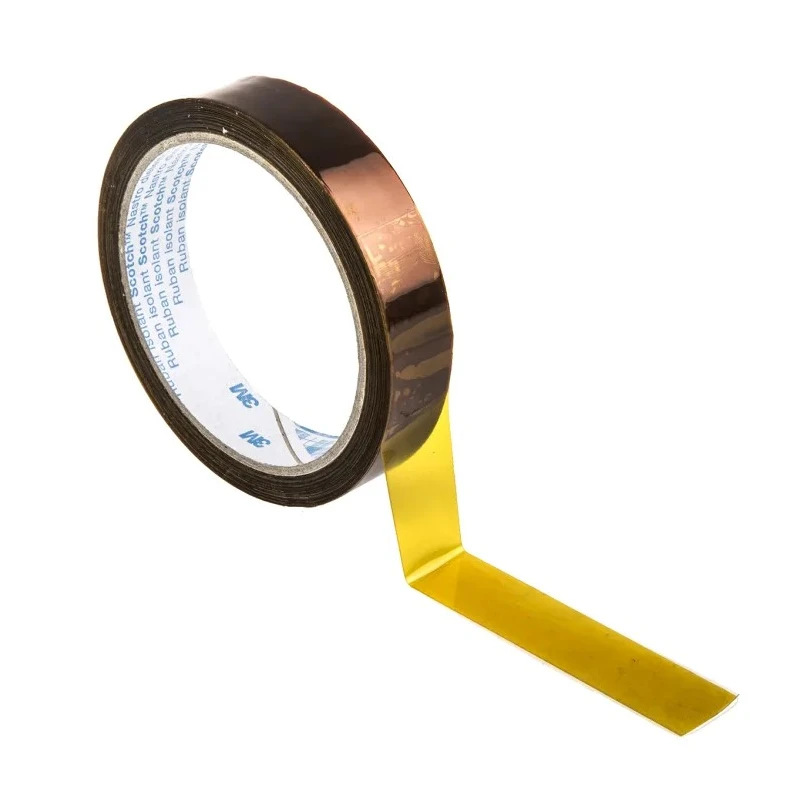 3M Electrical Tape Orange Polyimide Film 19mm Width x 33m Length Silicone Adhesive 180°C Max Operating SCOTCH 92 33X19