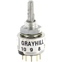 Grayhill 56 Series 10 Position DP10T Single Deck Rotary Switch 200mA PCB Terminal 