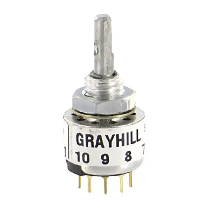 Grayhill 56 Series 10 Position DP10T Single Deck Rotary Switch 200mA PCB Terminal 