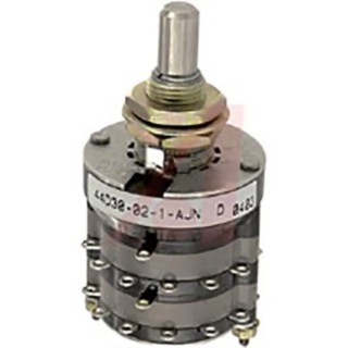 Grayhill 10-Position Rotary Switch, 1A, Zinc and Stainless Steel Housing, Solder Lug DP10T