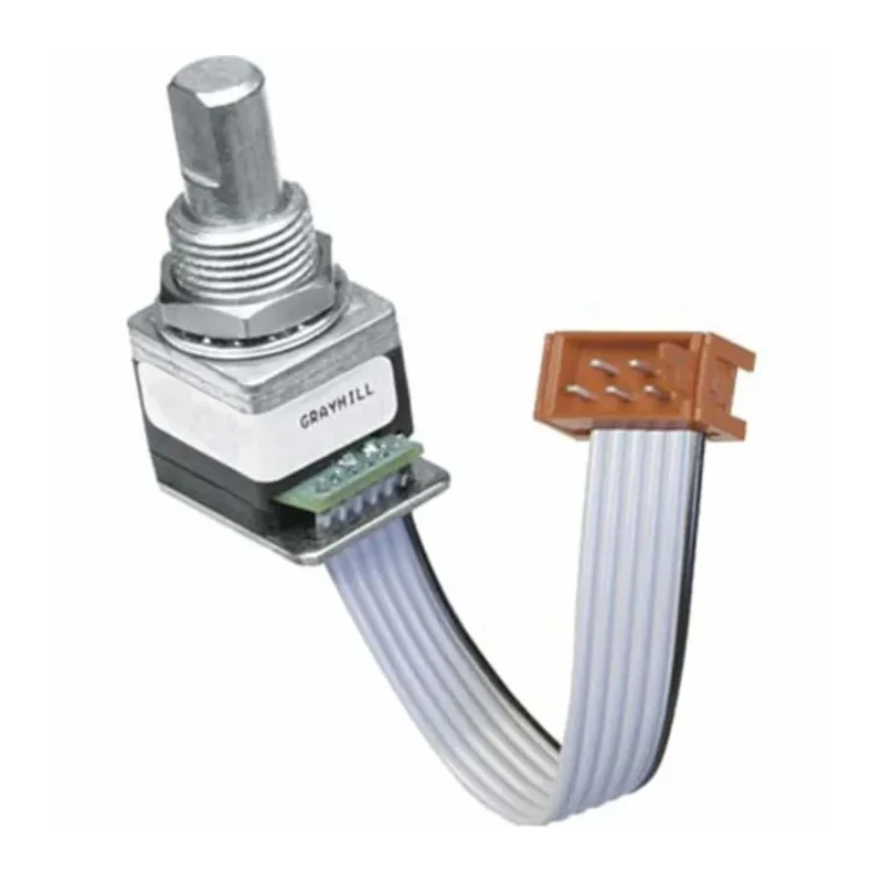 Grayhill 5V dc Optical Encoder with a 6.35 mm Flat Shaft, Surface Mount Connector 62A22-02-060C