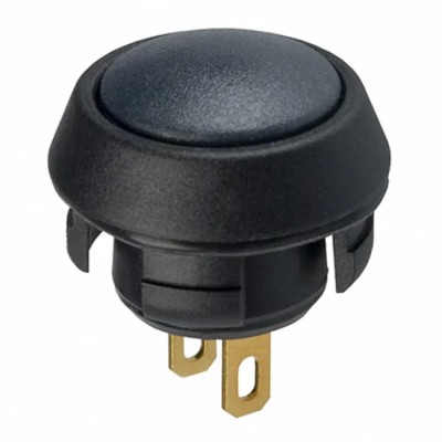Grayhill Push Button Switch Momentary Panel Mount SPST Black LED 15.3 mm Cutout IP40 IP67 24 V dc 30-100