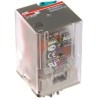 ABB Electromechanical Interface Relay DPDT DIN Rail Mount 110V DC Coil 1SVR405621R7100 CR-U110AC2L