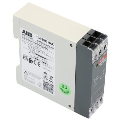 ABB Monitoring Relay 1 Phase SPST DIN Rail Mount 24V AC DC 1SVR550855R9400 CM-ENE MAX