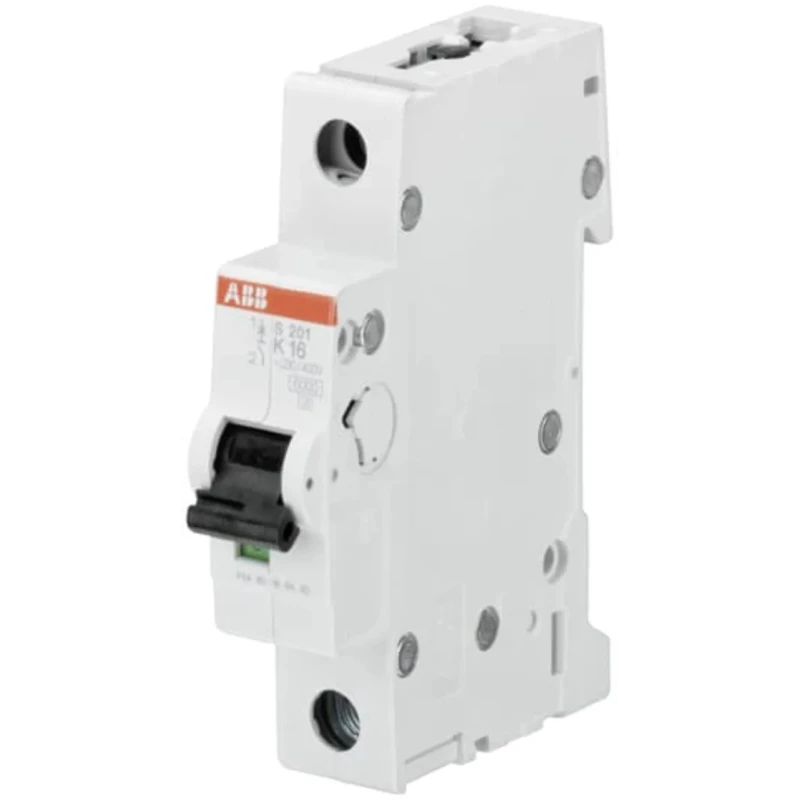 ABB System Pro M Compact S200 Miniature Circuit Breaker, 1-Pole, 15A, Type K, 400V AC, 72V DC, 6kA Breaking 2CDS251001R0457