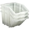 RS PRO Polypropylene Storage Bin 635 mm x 400 mm x 345 mm Load Capacity 45 kg White 877-6821