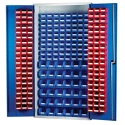 RS PRO Steel Floor Standing Louvred Panel Storage Cabinet 2 m Height 1 m Width 430 mm Depth Wheeled Lockable 877-6825