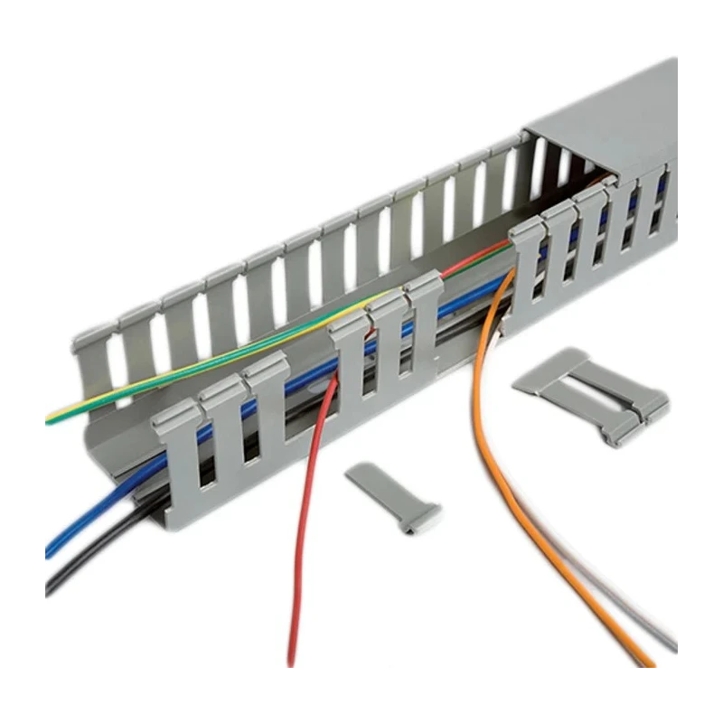 Betaduct Metric Grey Open Slot Cable Trunking W60mm x D60mm x L2m Polyvinyl Chloride W60mm