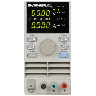 BK Precision Digital Bench Power Supply 1-Output 0 V to 60 V AC, 180 W, 8 A Max BK9111