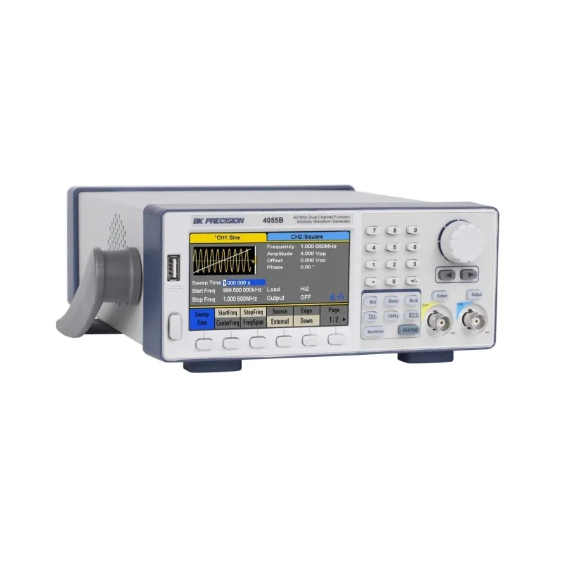 BK Precision 4054 Dual Channel Arbitrary Waveform Generator 25 MHz Max, 1 Hz Min, TFT LCD, USB GPIB Interface BK4054B