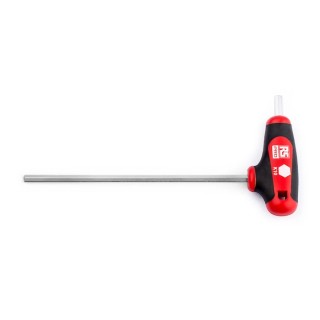 RS PRO 1 Piece T Metric Hex Key, Hex Size 2.5 mm, Silicon Chrome Vanadium Steel, Matt Chrome Finish 192-3643