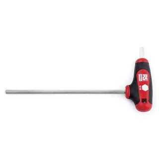 RS PRO 1 Piece T Metric Hex Key, Hex Size 6 mm, Silicon Chrome Vanadium Steel, Matt Chrome Finish 192-3647