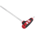 RS PRO 1 Piece T Metric Hex Key, Hex Size 6 mm, Silicon Chrome Vanadium Steel, Matt Chrome Finish 192-3647