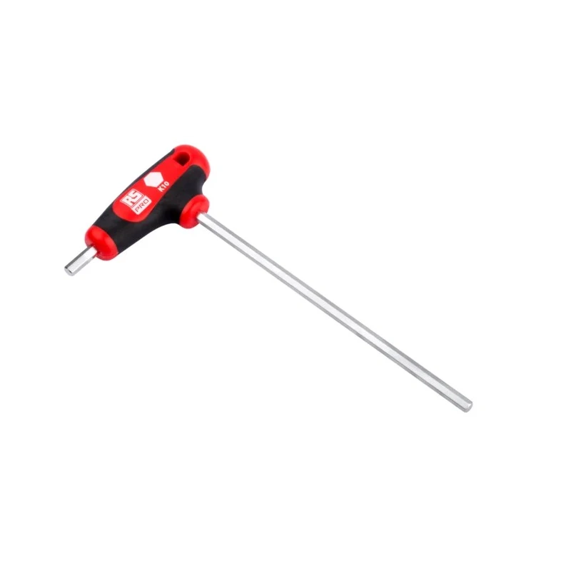 RS PRO T-Handle Metric Hex Key, Hex Size 2 mm, Silicon Chrome Vanadium Steel, Matt Chrome Finish 192-3642